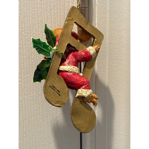 Kurt Adler Hole in the Wall Gang Santa Claus Mouse Ornament Musical Note - Picture 5 of 5